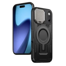  iPhone 17 Pro Fekete MagSafe CamVault tok - Techsuit