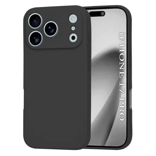  iPhone 17 Pro Fekete Techsuit SoftFlex MagSafe tok - 1