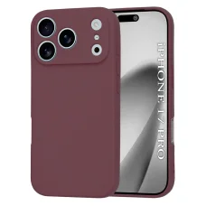  iPhone 17 Pro Szilvavörös Techsuit SoftFlex MagSafe tok
