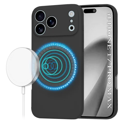  iPhone 17 Pro Max Fekete Techsuit SoftFlex MagSafe tok - 2