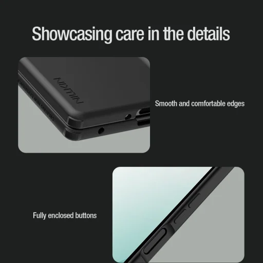  Samsung Galaxy Z Fold 7 Világoszöld Nillkin Flex Pure Fold Pen Slot tok - 8