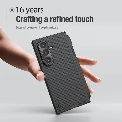  Samsung Galaxy Z Fold 7 Kék Nillkin Super Frosted FOLD Mágneses Töltő Ceruza Hátlap tok - 3