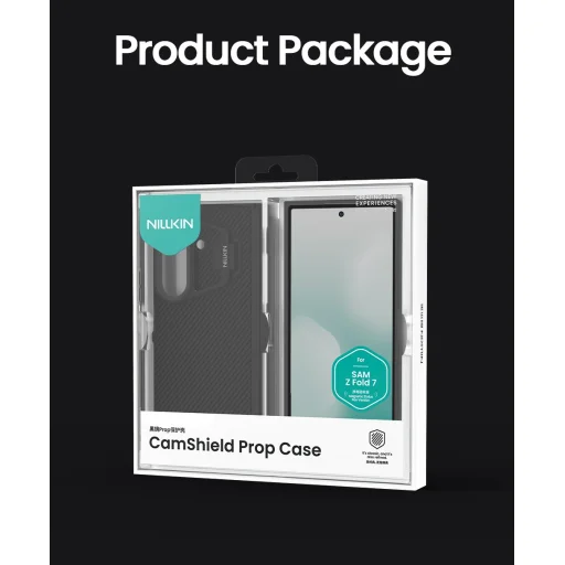  Samsung Galaxy Z Fold 7 Fekete Nillkin CamShield Pro Magnetic Pen Slot (Átlátszó Lencse) tok - 12