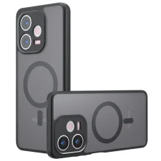 Oppo A5 Pro 4G / A5 Pro 5G - Techsuit PureFrost MagSafe - Matt Fekete tok