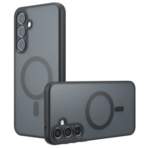 Samsung Galaxy S23 - Techsuit - PureFrost MagSafe - Fagyos fekete. tok - 1