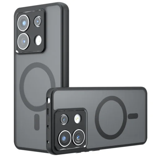 Xiaomi Redmi Note 13 Pro 5G / Poco X6 Techsuit - PureFrost MagSafe - Deres Fekete tok - 1