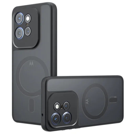 Techsuit - PureFrost MagSafe tok - Motorola Edge 50 Pro - Matt fekete - 1