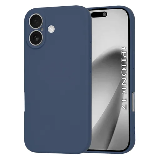  iPhone 17 Sötétkék Techsuit SoftFlex MagSafe tok - 1