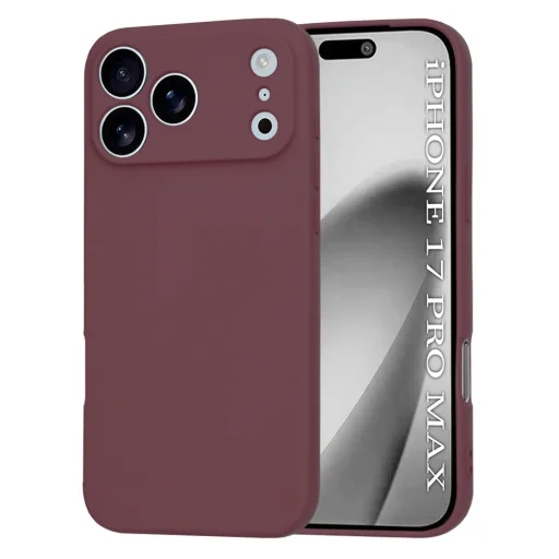  iPhone 17 Pro Max Szilva Vörös Techsuit SoftFlex MagSafe tok - 1