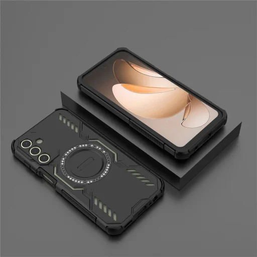 Samsung Galaxy A15 4G / A15 5G - Techsuit - ArmorMag tok - Fekete. - 6