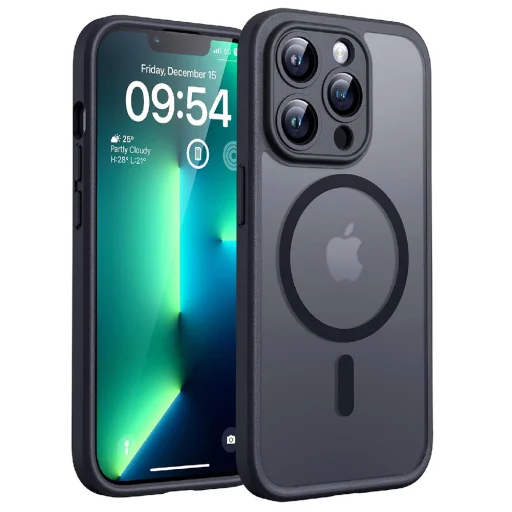 iPhone 11 Pro Techsuit MagSafe - PureFrost - Fekete Matt. tok - 1