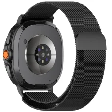 Samsung Galaxy Watch8 40mm/Watch8 44mm/Watch8 Classic/Ultra 2 - Techsuit - Fekete szíj (W009)