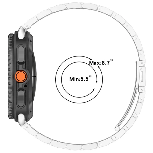 Samsung Galaxy Watch8 40mm/Watch8 44mm/Watch8 Classic/Ultra 2 - Techsuit - Óraszíj (W010) - Rózsaszín. - 4