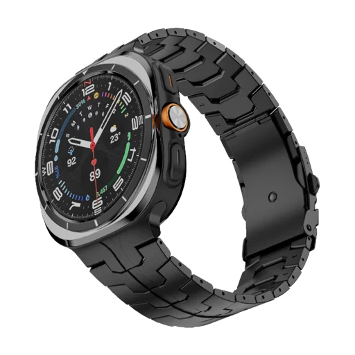 Samsung Galaxy Watch Ultra 2024/2025 47mm - Karóraszíj (W063) - Techsuit - Fekete. - 1