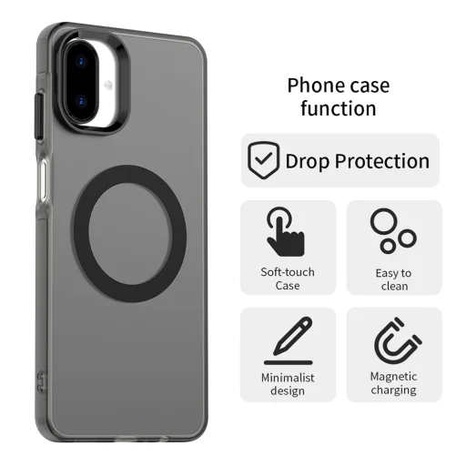 Samsung Galaxy A07 4G Techsuit - CandyCase MagSafe - Fekete tok - 3