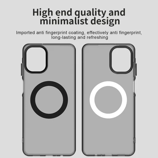 Samsung Galaxy A07 4G Techsuit - CandyCase MagSafe - Fekete tok - 4