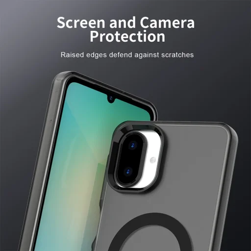 Samsung Galaxy A07 4G Techsuit - CandyCase MagSafe - Fekete tok - 6