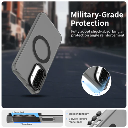 Samsung Galaxy A17 5G - Techsuit CandyCase MagSafe - Fekete tok - 3