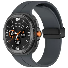 Samsung Galaxy Watch8 40mm/Watch8 44mm/Watch8 Classic/Ultra 2 - Szürke Techsuit óraszíj (W011)