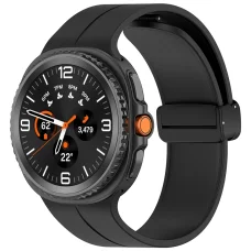 Techsuit - Szíj - Samsung Galaxy Watch8 40mm/Watch8 44mm/Watch8 Classic/Ultra 2 - Fekete