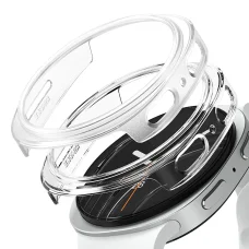 Ringke - Slim + Képernyővédő - Samsung Galaxy Watch8 Classic - Alpine Clear tok