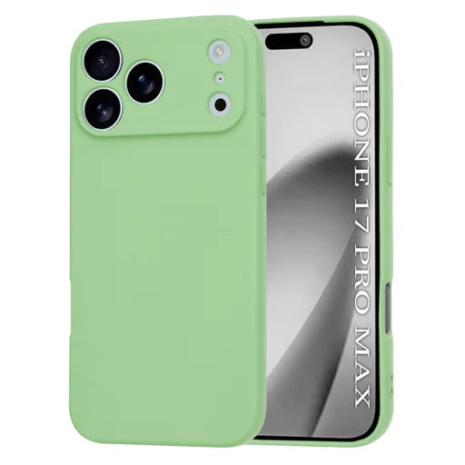  Apple iPhone 17 Pro Max Menta zöld Techsuit SoftFlex MagSafe tok - 1