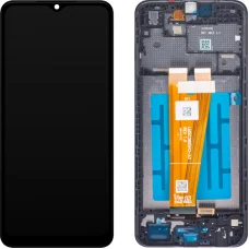 LCD kijelzőmodul Samsung Galaxy A04 A045-hez, fekete