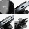 FORCELL F-GRIP Air Mag (F-07) mágneses autós tartó szellőzőhöz vezetéknélküli töltéssel kompatibilis MagSafe Qi2 15W szürke thumbnail