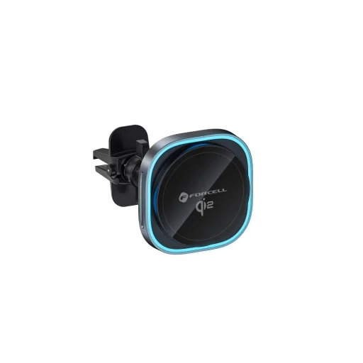 FORCELL F-GRIP Air Mag (F-07) mágneses autós tartó szellőzőhöz vezetéknélküli töltéssel kompatibilis MagSafe Qi2 15W szürke - 11