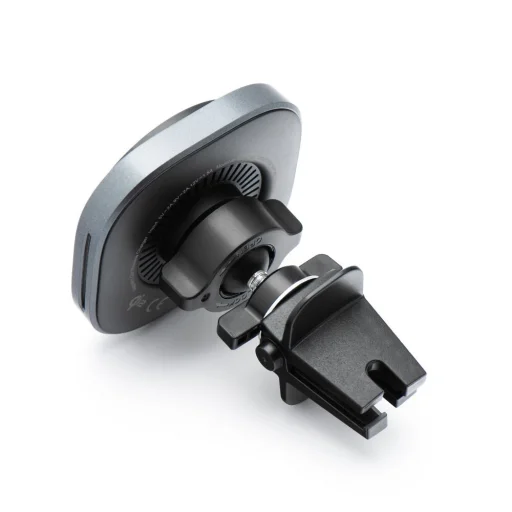 FORCELL F-GRIP Air Mag (F-07) mágneses autós tartó szellőzőhöz vezetéknélküli töltéssel kompatibilis MagSafe Qi2 15W szürke - 4