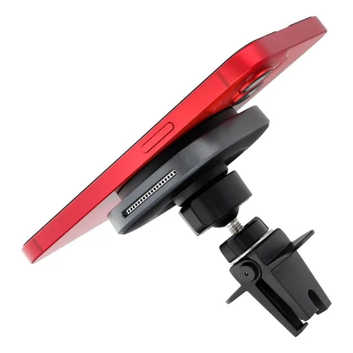 FORCELL F-GRIP Air Mag (F-07) mágneses autós tartó szellőzőhöz vezetéknélküli töltéssel kompatibilis MagSafe Qi2 15W szürke - 6