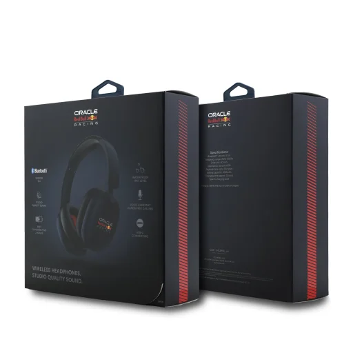 Red Bull Ikonikus Logó Vezeték nélküli Fejhallgató Tengerészkék - 5