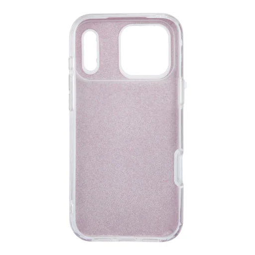 iPhone 17 Pro Max / 18 Pro Max trblietavý ružový kryt - 3