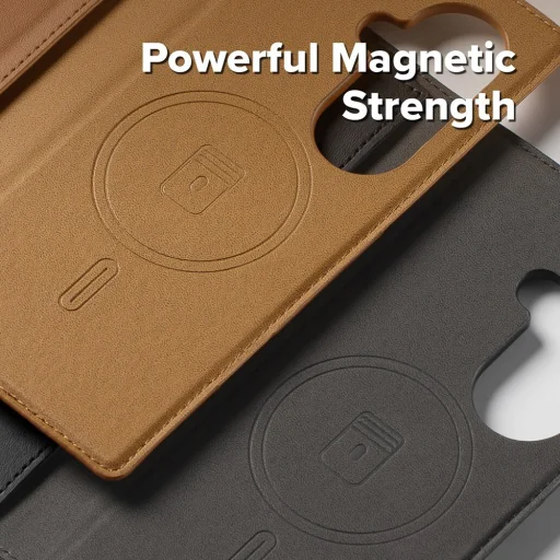  Samsung Galaxy Z Fold7 Fekete Ringke Folio Grip Pénztárca Mágneses tok - 3