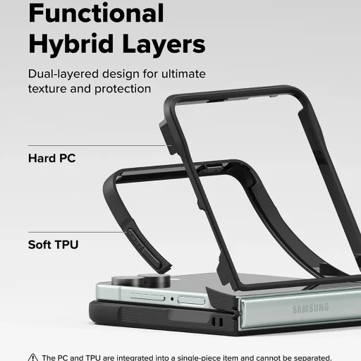  Samsung Galaxy Z Flip7 Fekete Ringke Onyx tok - 3