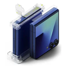 Ringke - Hinge Dual Easy Pro fólia (2 darabos csomag) - Samsung Galaxy Z Flip7 - Átlátszó