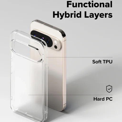 Ringke - Fusion - Google Pixel 10 Pro XL - Matt Átlátszó tok - 5