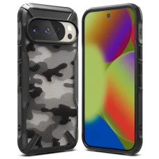 Ringke - Fusion X Design - Google Pixel 10 / 10 Pro - Álcázott fekete tok