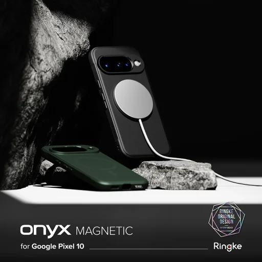 Ringke - Onyx MagSafe - Google Pixel 10 - Sötétzöld tok - 2