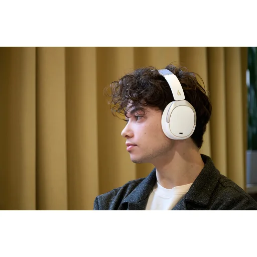 Edifier W80 fejhallgató (bézs) - 12