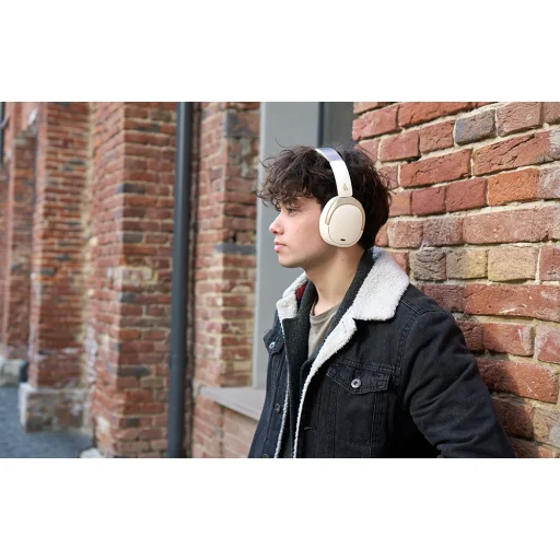 Edifier W80 fejhallgató (bézs) - 16