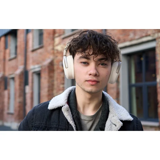 Edifier W80 fejhallgató (bézs) - 8