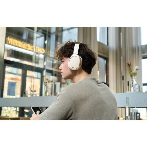 Edifier W80 fejhallgató (bézs) - 10