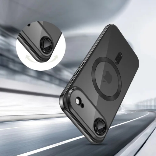  iPhone 17 Air Shiny Fekete Tech-protect Magflex Magsafe tok - 4