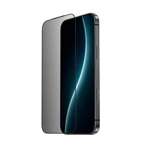  iPhone 17 Pro Max fekete Benks Edzett üveg Ultra Shield Privacy (FF70) üvegfólia - 2