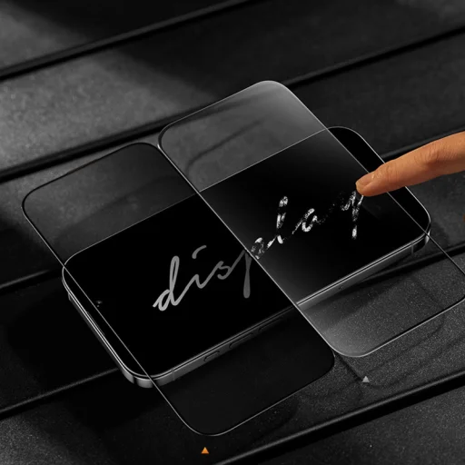  iPhone 17 Air Fekete Benks Tempered glass Glass Warrior Privacy üvegfólia - 10