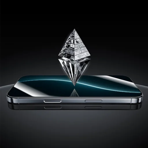  iPhone 17 Pro Max fekete Benks edzett üveg Glass Warrior zafír bevonattal üvegfólia - 6