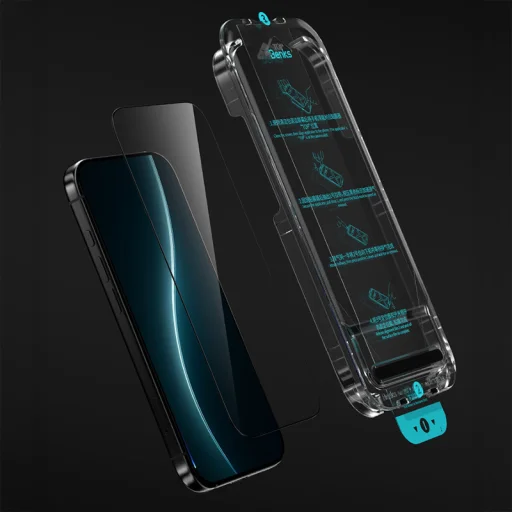  iPhone 17 Pro Max fekete Benks edzett üveg Glass Warrior zafír bevonattal üvegfólia - 7