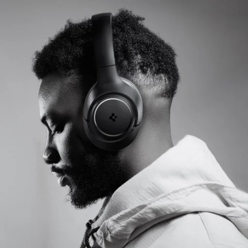  Spigen Sa2403 Anc Pro Fekete Fejhallgatók - 6