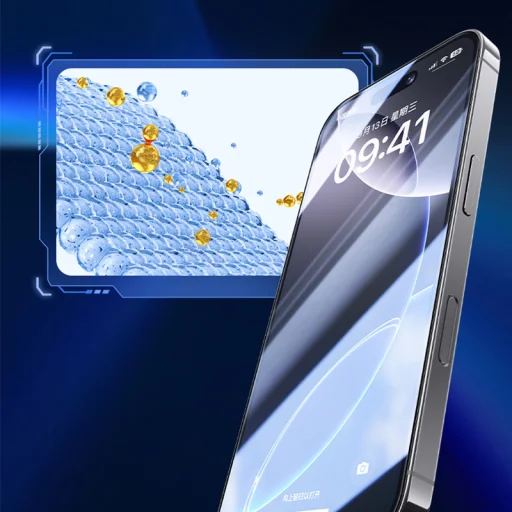  Iphone 17 Pro Max fekete Benks Edzett üveg Joy Touch Matt Üveg (M070) üvegfólia - 12